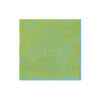 Annika Paper Cocktail Napkins in Green  - 20 Per Box