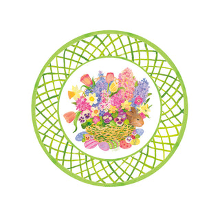 Peek-A-Boo Bunny Salad & Dessert Plates - 8 Per Package