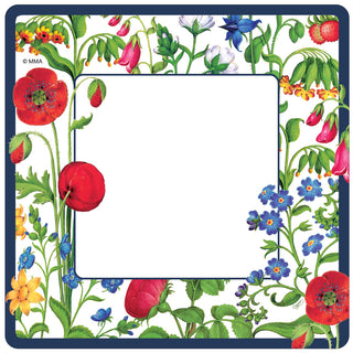 Cloisters Garden Square Dinner Plates in White - 8 Per Package