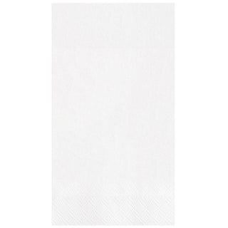 Caspari White Pearl Paper Guest Towel Napkins - 15 Per Package 2900G