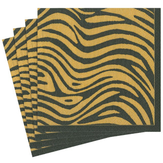 Caspari Serengeti Paper Dinner Napkins in Ochre - 20 Per Package 7353D