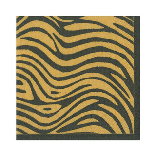 Caspari Serengeti Paper Luncheon Napkins in Ochre - 20 Per Package 7353L