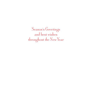 Stocking on Snowy Mailbox Christmas Cards in Cello Pack - 5 Cards & 5 Envelopes
