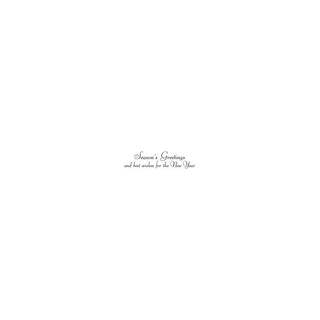 French Horn Large Embossed Boxed Christmas Cards - 10 Cards & 10 Envelopes
