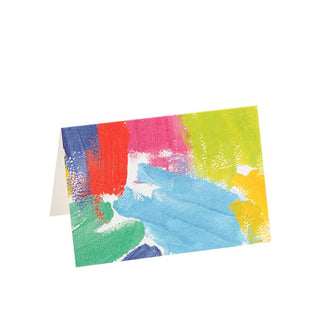 Caspari Brushstroke Place Cards - 10 Per Package 87908P