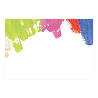 Caspari Brushstroke Place Cards - 10 Per Package 87908P