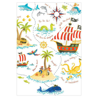 Caspari Yo Ho Ho! Invitations - 8 Blank Invitations & 8 Envelopes 88912E42