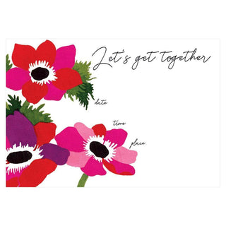 Caspari Poiret Floral Invitations - 8 Fill-In Invitations & 8 Envelopes 88931E40