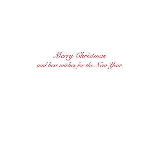Kissing Ball Christmas Cards in Cello Pack - 5 Cards & 5 Envelopes
