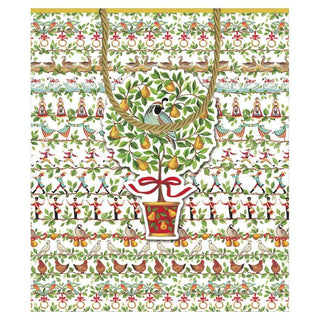Caspari Twelve Days of Christmas Large Gift Bag - 1 Each 9616B7