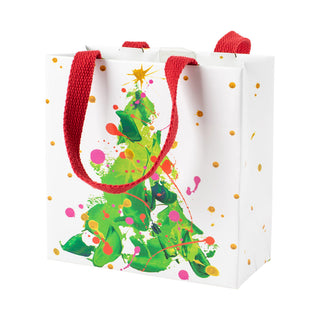 Splatter Tree Small Square Gift Bag - 1 Each 9808B1.5