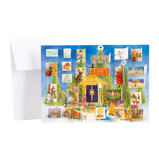 Nativity Advent Calendar Greeting Card - 1 Card & 1 Envelope ADV284C