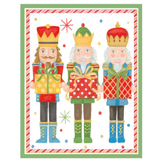 Nutcrackers Mini Christmas Cards in Cello Pack - 5 Cards & 5 Envelopes