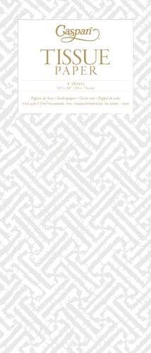 Fretwork Tissue Paper - 4 Sheets Included