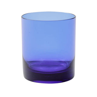 Caspari Acrylic 14oz On the Rocks Highball Glass in Cobalt - 1 Each ACR304