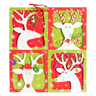 Caspari Reindeer Advent Calendar - 1 Each ADV227