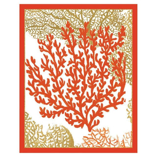 Caspari Sea Fans Bridge Tally Sheets - 12 Per Package BT113