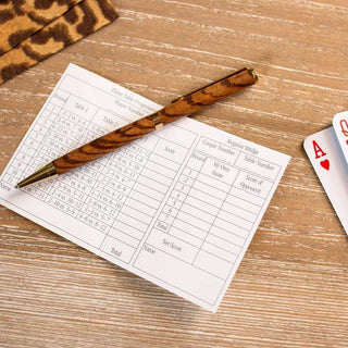 Caspari Audubon Birds Bridge Tally Sheets - 12 Per Package BT127