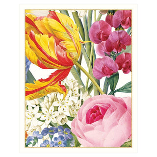 Caspari Redoute Floral Bridge Tally Sheets - 12 Per Package BT139