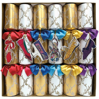 Caspari A History of Shoes Celebration Crackers - 6 Per Box CK143.12