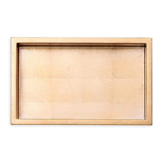 Caspari Lacquer Guest Towel Napkin Holder in Gold - 1 Each HG10