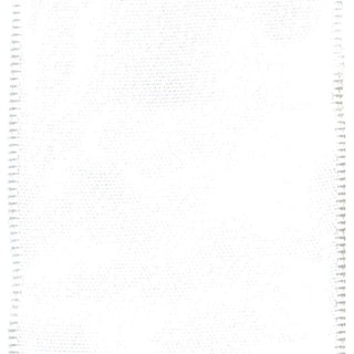 Caspari Solid White Satin Wired Ribbon - 9 Yard Spool R692