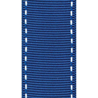 Caspari Marine Blue & White Grosgrain Wired Ribbon - 9 Yard Spool R851