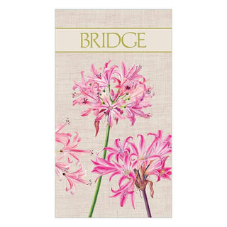 Caspari Surprise Lily Bridge Score Pad - 1 Each SP105