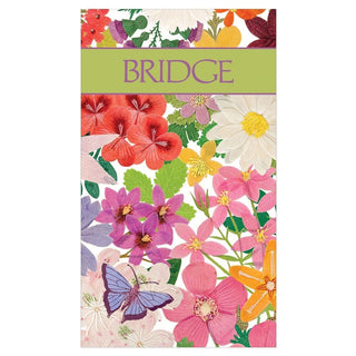 Caspari Halsted Floral Bridge Score Pad - 1 Each SP148