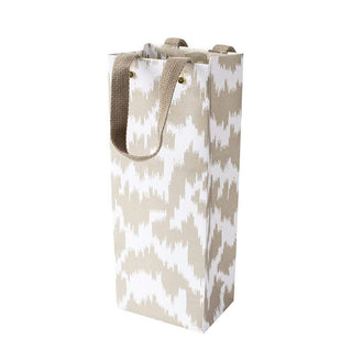 Modern Moire Pale Gold Bottle Bag 5 X 3 1/2 X 13