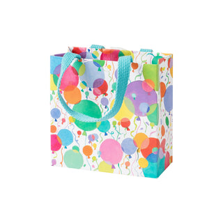 Balloons And Confetti Gift Bag Sm Sq. 5 3/4X2 1/2 X 5 3/4