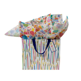 Balloons And Confetti Tissue Pkg 4 Sheets