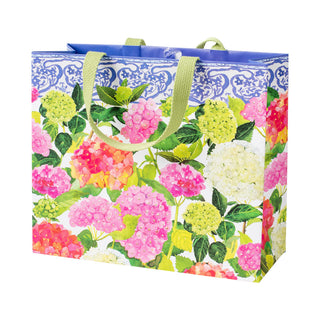 Hydrangea Summer Gift Bag Lg 11 3/4 X 4 3/4 X 10