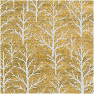 Winter Trees Silver Small Square Gift Bag - 1 Each