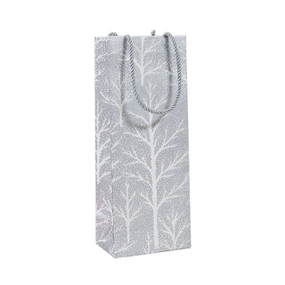 Winter Trees Silver Bottle Bag 5 X 3 1/2 X 13