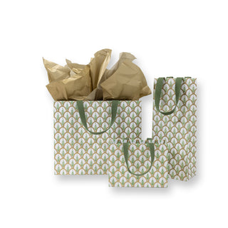 Deco Christmas Gold Gift Bag Lg 11 3/4 X 4 3/4 X 10
