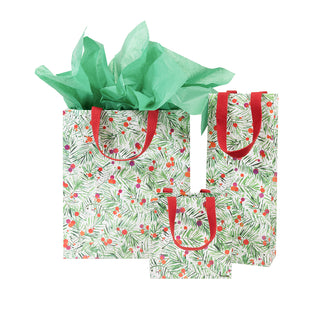 Modern Pine Large Gift Bag 10"L x 4.75"W x 11.75"H - includes 1 bag