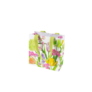 Spring Flower Show Gift Bag Sm Sq. 5 3/4X2 1/2 X 5 3/4