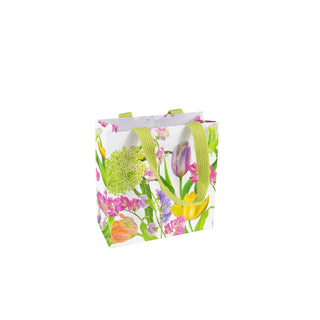 Spring Flower Show Gift Bag Sm Sq. 5 3/4X2 1/2 X 5 3/4