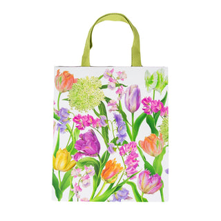 Spring Flower Show Large Gift Bag 10"L x 4.75"W x 11.75"H - includes 1 bag