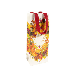 Autumn Garland Wine & Bottle Gift Bags - 1 Each