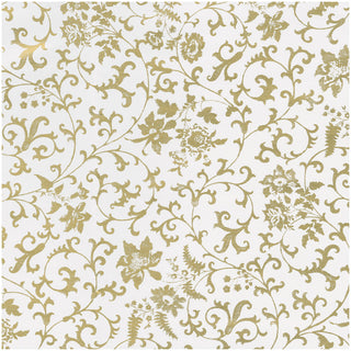 Flora Scrollwork Gift Wrap - One 30" X 8' Roll