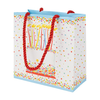 Birthday Cake Gift Bag Sm Sq. 5 3/4X2 1/2 X 5 3/4