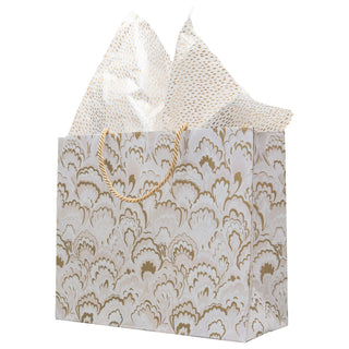 Marbled Ceramica Silver & Gold Gift Bags - includes 1 Gift Bags
