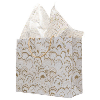 Marbled Ceramica Silver & Gold Gift Bags - includes 1 Gift Bags