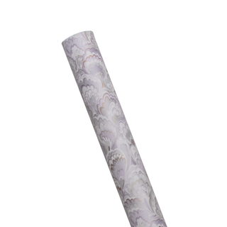 Marbled Ceramica Silver & Lavender Roll Wrap - includes 1 Roll
