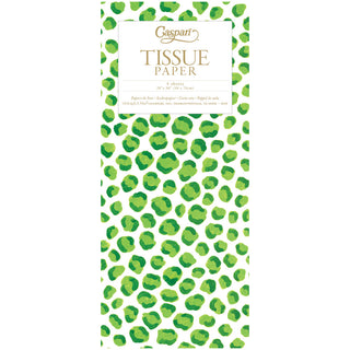 Just Spots Green Tissue Pkg 4 Sheets