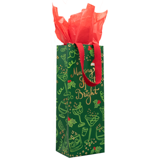 Making Spirits Bright Gift Bags - includes 1 Gift Bags