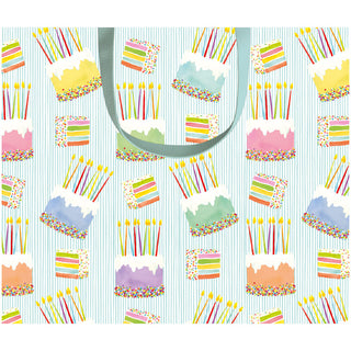 Cake Frosting Large Gift Bag - 11.75"L x 4.75"W x 10"H - includes 1 bag