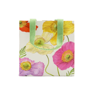 Poppy Small Square Gift Bag - 5.75"L x 2.5" W x 5.75"H - includes 1 bag